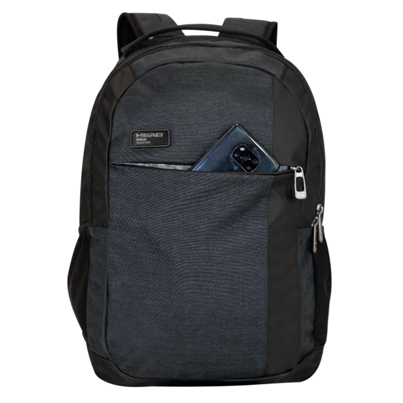 MOCHILA EJECUTIVA NOTEBOOK PORTER MELANGE GRIS OSCURO HEAD - 3