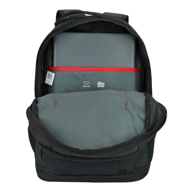 MOCHILA EJECUTIVA NOTEBOOK PORTER MELANGE GRIS OSCURO HEAD - 4