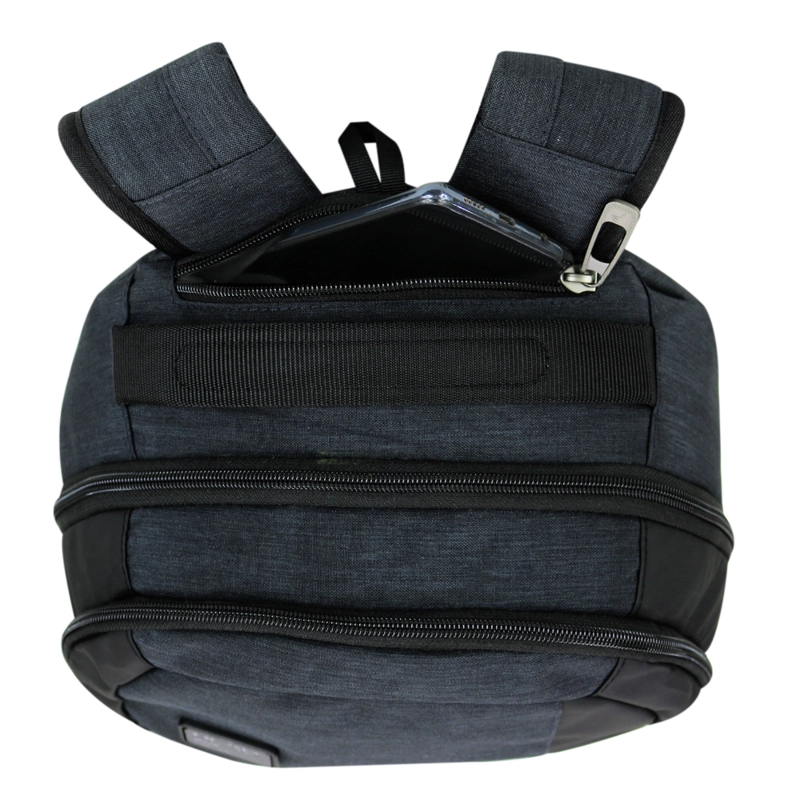 MOCHILA EJECUTIVA NOTEBOOK PORTER MELANGE GRIS OSCURO HEAD - 6