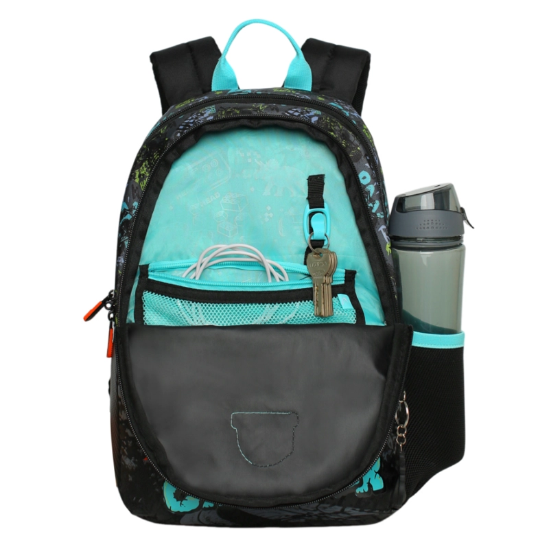MOCHILA INFANTIL NIÑO BIONICA MONSTER TRUCK NEGRO HEAD - 5