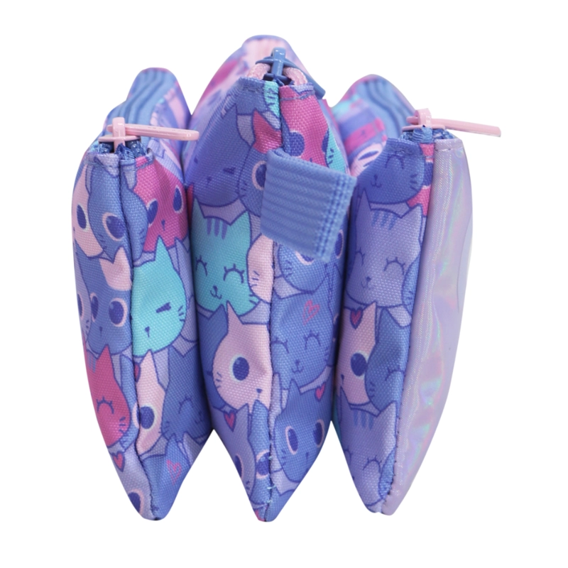 ESTUCHE INFANTIL NIÑA CELERIO GATO LILA HEAD - 4