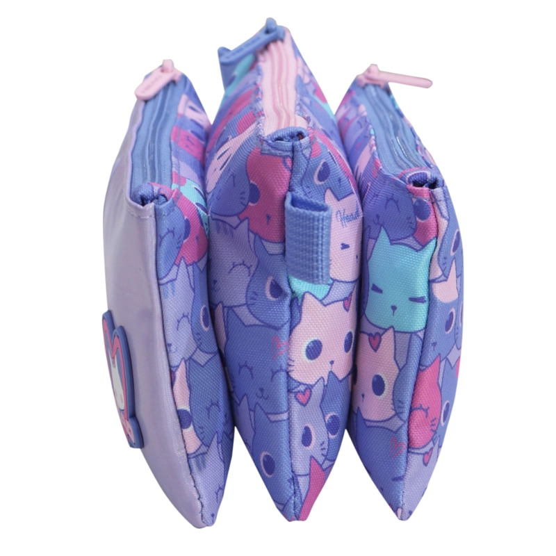 ESTUCHE INFANTIL NIÑA CELERIO GATO LILA HEAD - 5