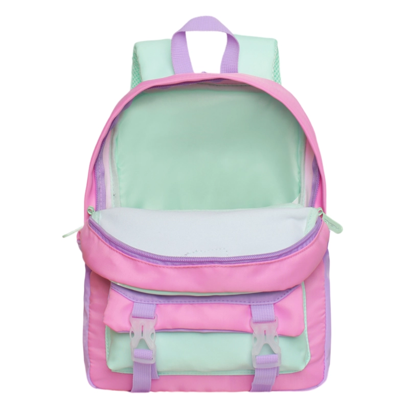 MOCHILA INFANTIL NIÑA SWEET COLOR BLOCK ROSADO HEAD - 3