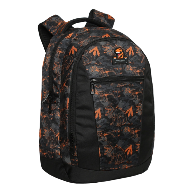 PACK TOP ESCOLAR HOMBRE (X4)  DINO NARANJO HEAD - 2