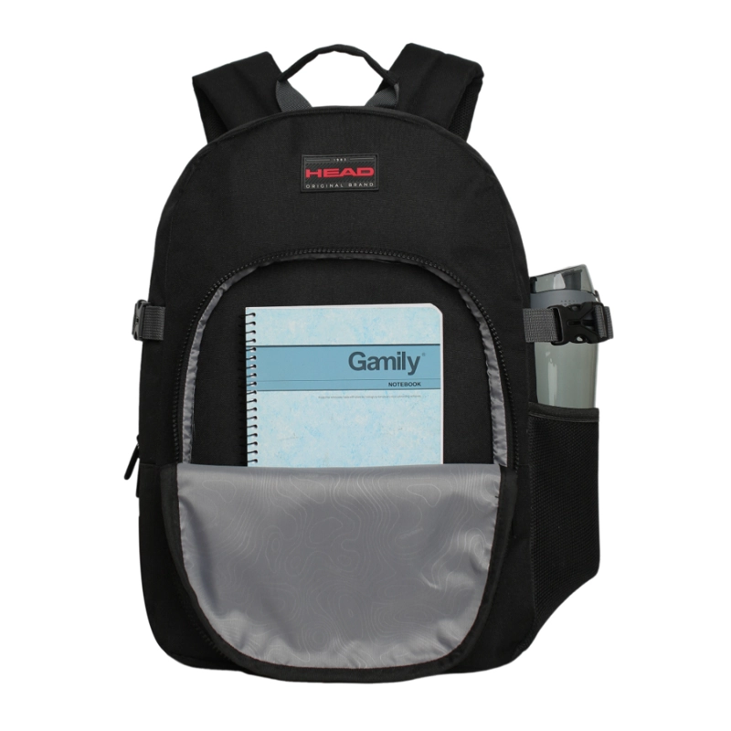 MOCHILA COMPACTA ESCAPE NEGRA ROJO HEAD - 2
