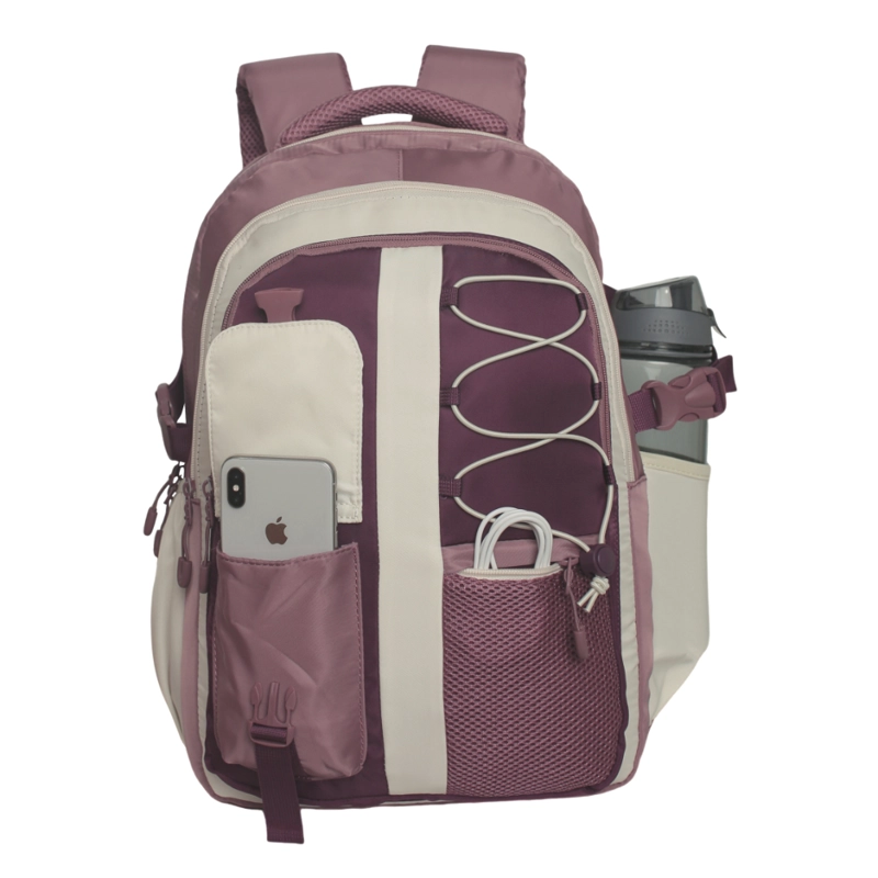 MOCHILA MUJER MICROFIBRA ARTURA BLOCK MALVA HEAD - 2