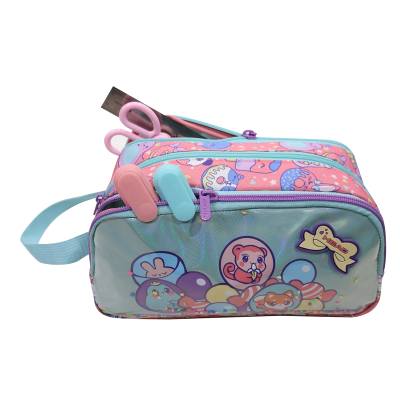 ESTUCHE INFANTIL NIÑA ATOS SWEET CANDY ROSADO HEAD - 3