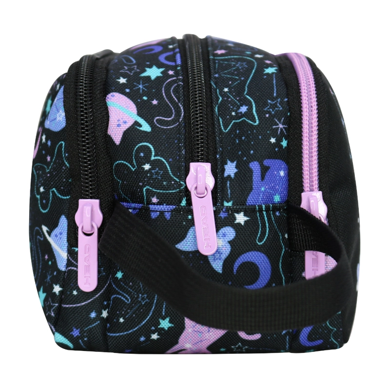 ESTUCHE INFANTIL NIÑA ATOS SPACE CAT NEGRO HEAD - 5