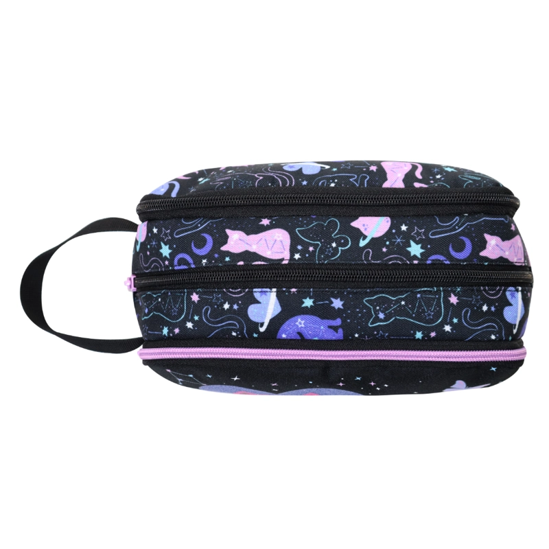 ESTUCHE INFANTIL NIÑA ATOS SPACE CAT NEGRO HEAD - 7