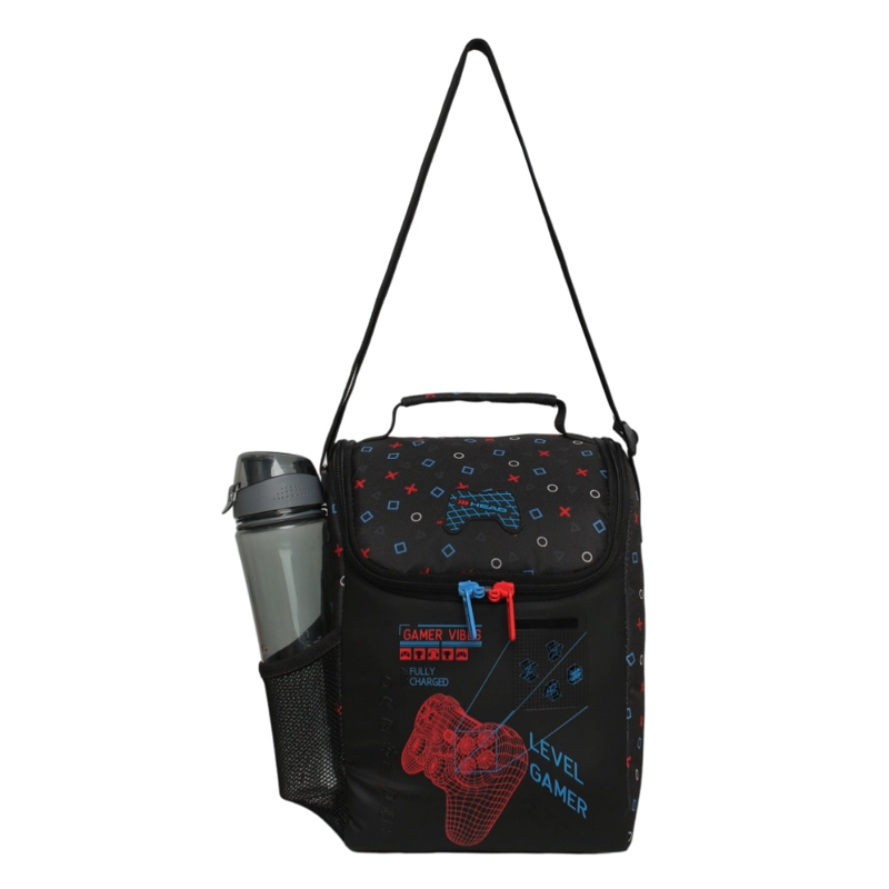 LONCHERA INFANTIL NIÑO FRESH GAMER NEGRO HEAD - 2
