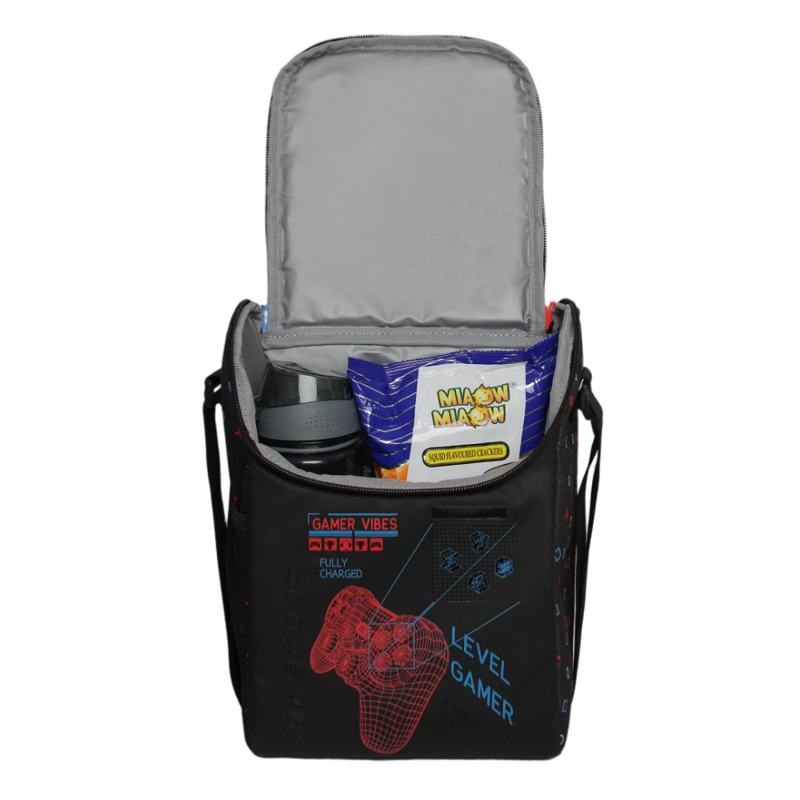 LONCHERA INFANTIL NIÑO FRESH GAMER NEGRO HEAD - 3