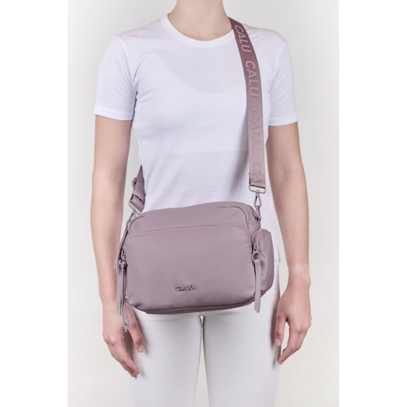 CARTERA BANDOLERA NEW LAVANDA MALVA CALU - 7