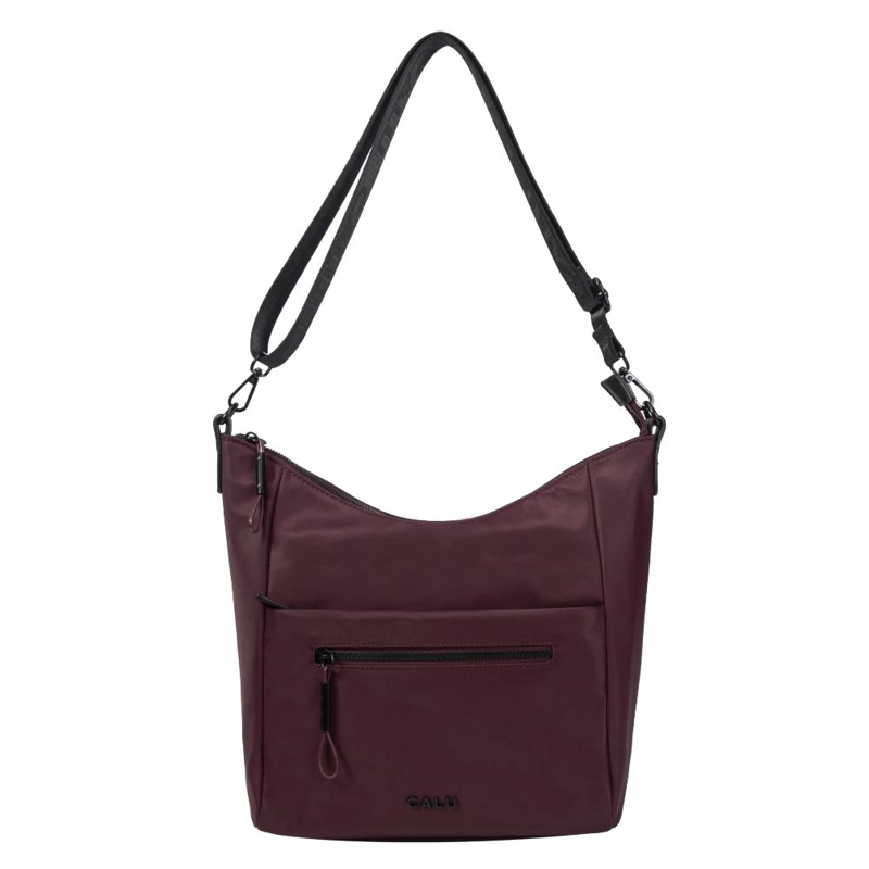 CARTERA BANDOLERA GRAN TAMAÑO MADISON MORADO CALU - 3