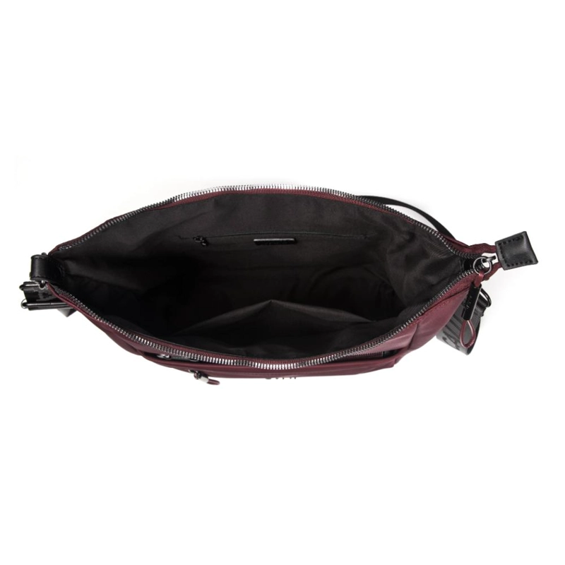 CARTERA BANDOLERA GRAN TAMAÑO MADISON MORADO CALU - 4
