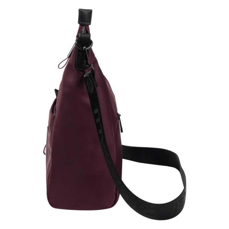 CARTERA BANDOLERA GRAN TAMAÑO MADISON MORADO CALU - 5