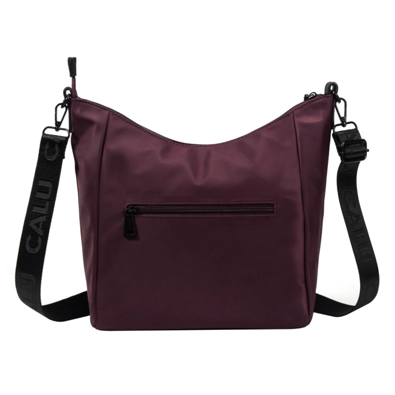 CARTERA BANDOLERA GRAN TAMAÑO MADISON MORADO CALU - 6