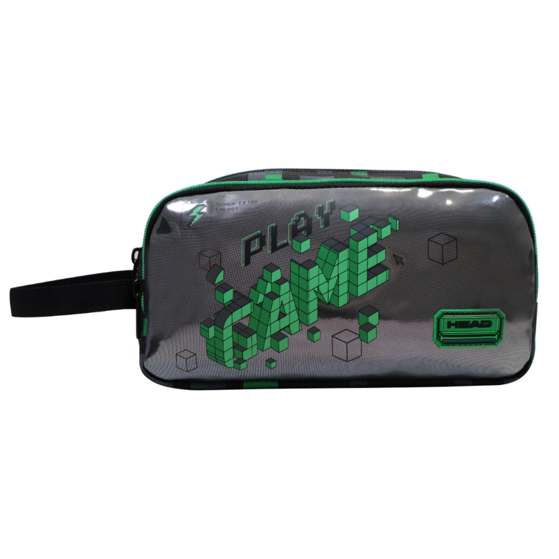 ESTUCHE INFANTIL NIÑO ATOS GAMER NEGRO HEAD - 2