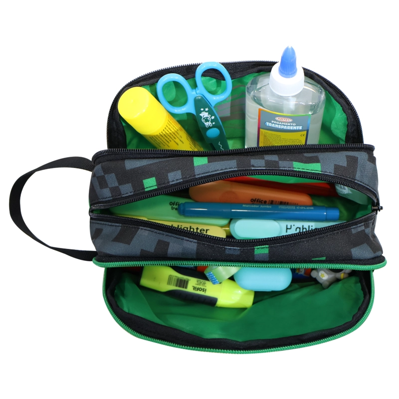 ESTUCHE INFANTIL NIÑO ATOS GAMER NEGRO HEAD - 4