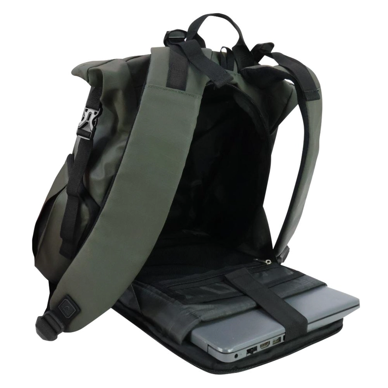 MOCHILA URBANA WATERPROOF NOMADE VERDE HEAD - 5