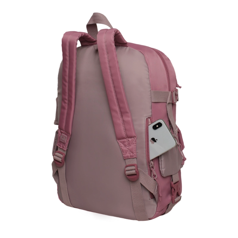 MOCHILA MUJER ESCALADE KAWAII COLOR BLOCK MALVA HEAD - 4