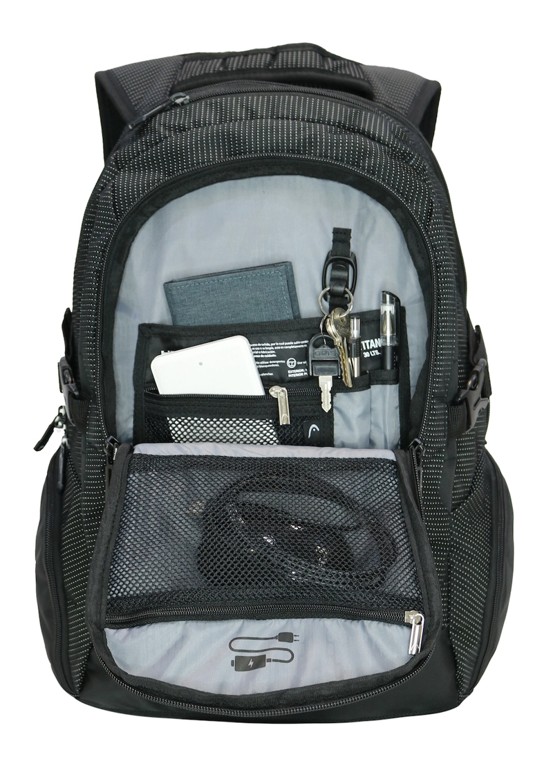 MOCHILA PORTA LAPTOP TITAN USB TWIN TONE HEAD - 3
