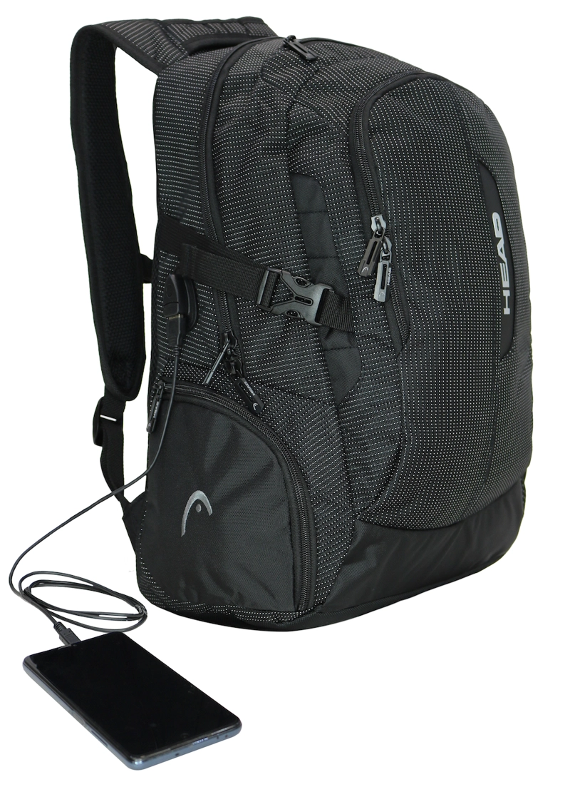 MOCHILA PORTA LAPTOP TITAN USB TWIN TONE HEAD - 5