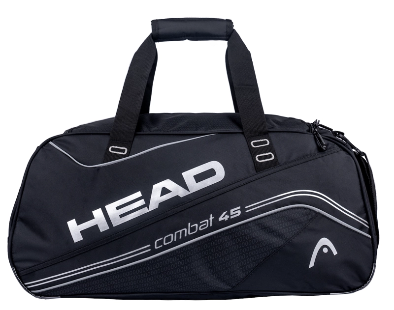 BOLSO DEPORTIVO NEW COMBAT 45 NEGRO PLATA HEAD - 2