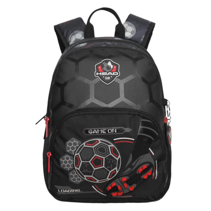 MOCHILA INFANTIL NIÑO GUM FUTBOL NEGRO HEAD - 2