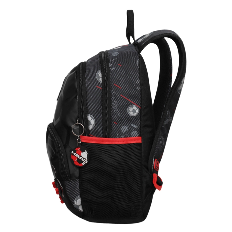 MOCHILA INFANTIL NIÑO GUM FUTBOL NEGRO HEAD - 4