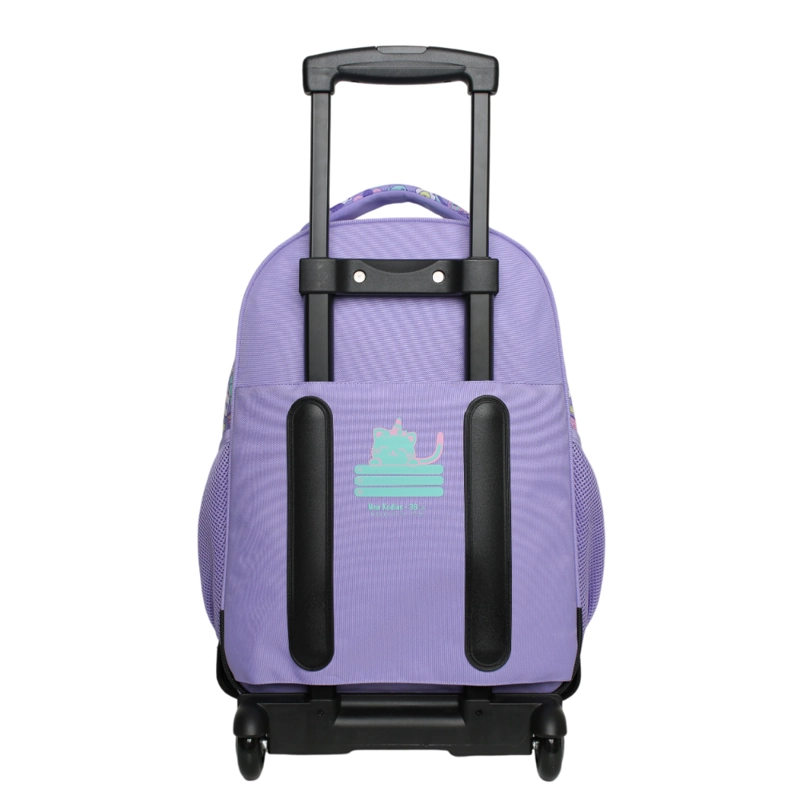 MOCHILA INFANTIL CARRO NEW KODIAC EMOTICONES LILA HEAD - 6