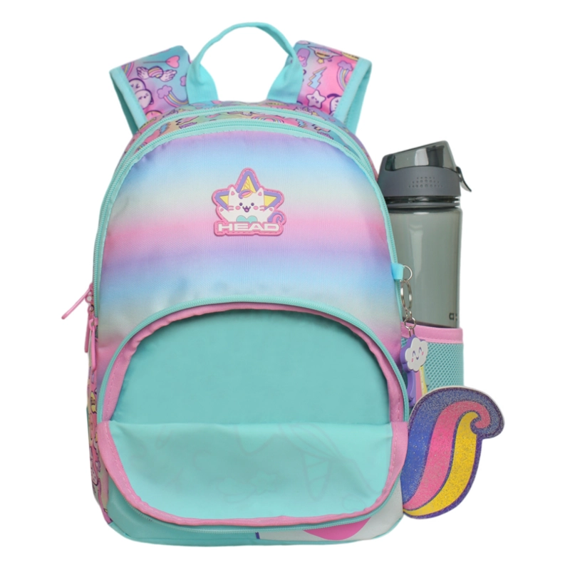 MOCHILA INFANTIL NIÑA GUM CAT FADED MULTICOLOR HEAD - 3