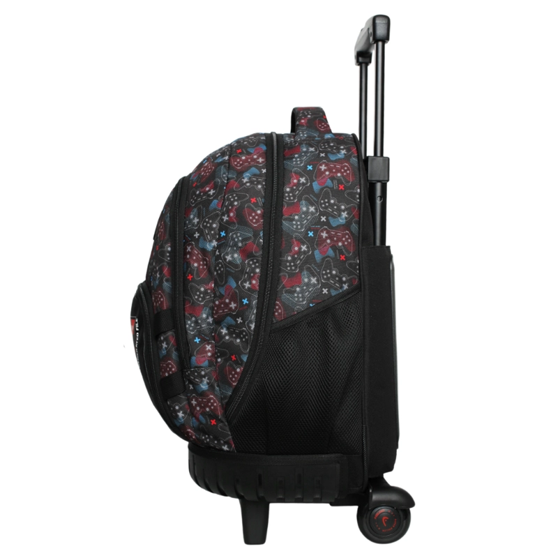 MOCHILA INFANTIL CARRO NEW KODIAC FUTURE GAMER NEGRO HEAD - 5