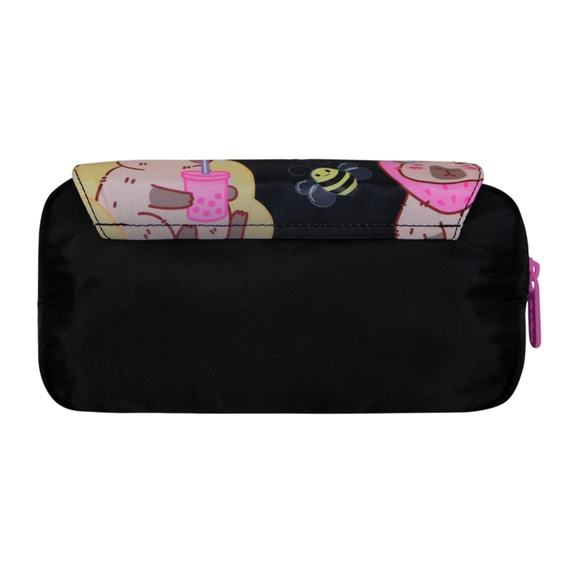 ESTUCHE INFANTIL NIÑA ERASER CAPIBARAS NEGRO HEAD - 5