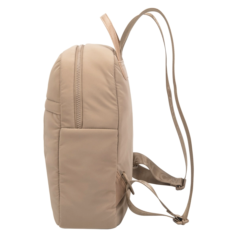MOCHILA CLEMENTINE LOOK CLASICO TAUPE CALU - 4