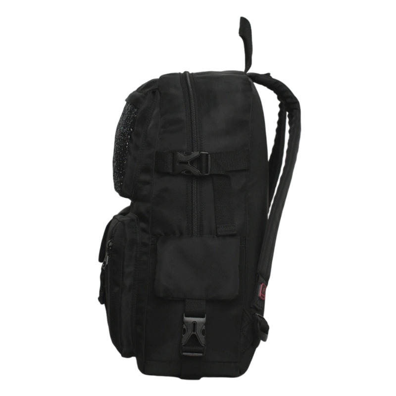 MOCHILA MUJER KAWAII FUSION GLITTER NEGRO HEAD - 5