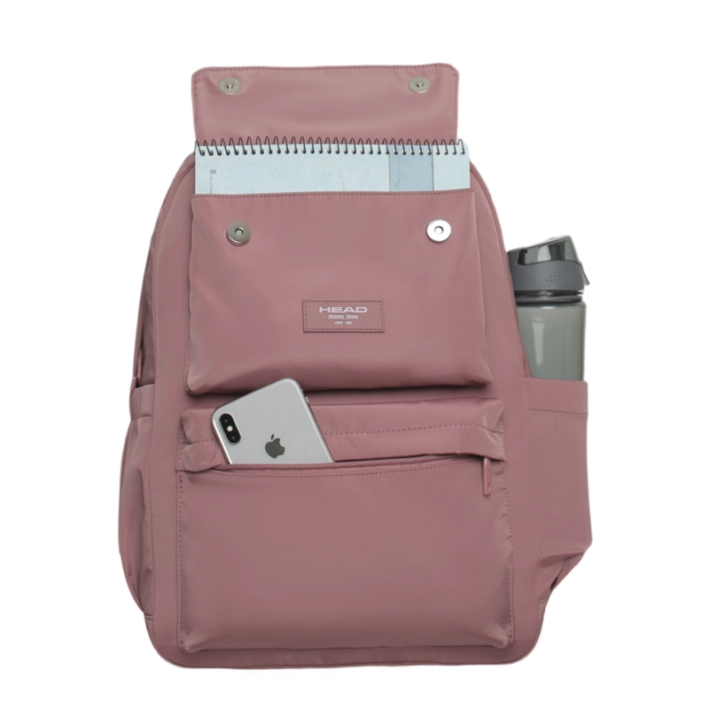 MOCHILA MUJER YSHO MICROFIBRA MALVA HEAD - 2