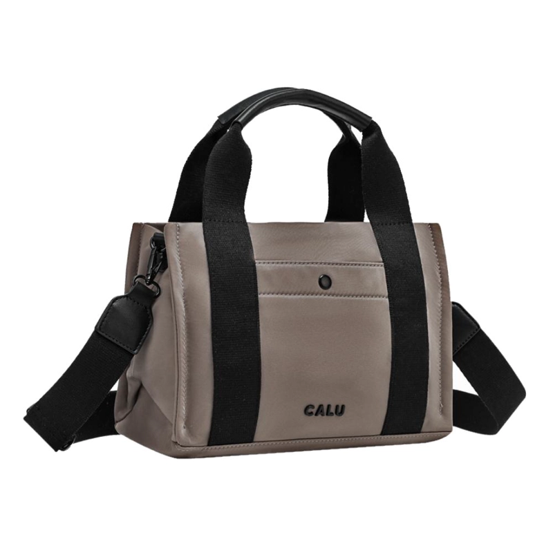 CARTERA MINI TOTE CHARLOTTE TAUPE CALU - 1