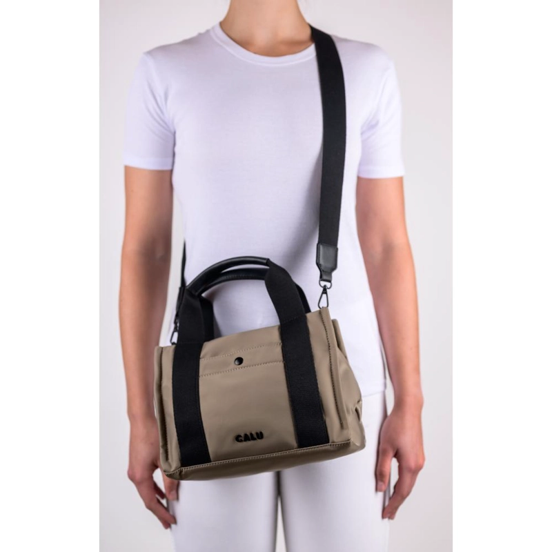 CARTERA MINI TOTE CHARLOTTE TAUPE CALU - 7