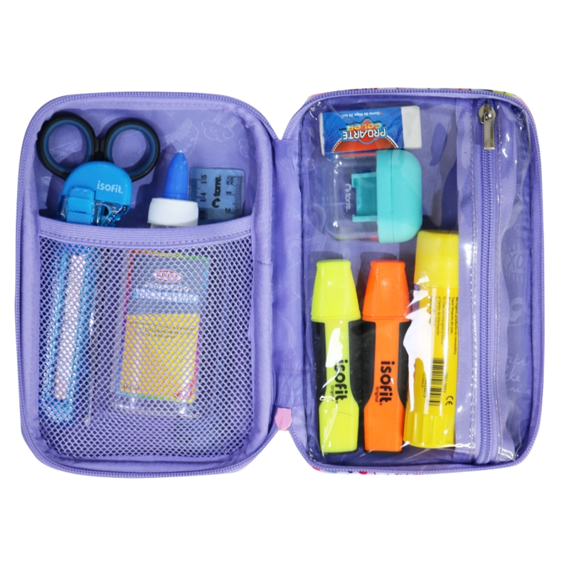 ESTUCHE INFANTIL NIÑA RIGIDO BOX BEST FRIEND ROSADO HEAD - 4