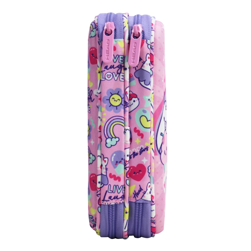 ESTUCHE INFANTIL NIÑA RIGIDO BOX BEST FRIEND ROSADO HEAD - 5