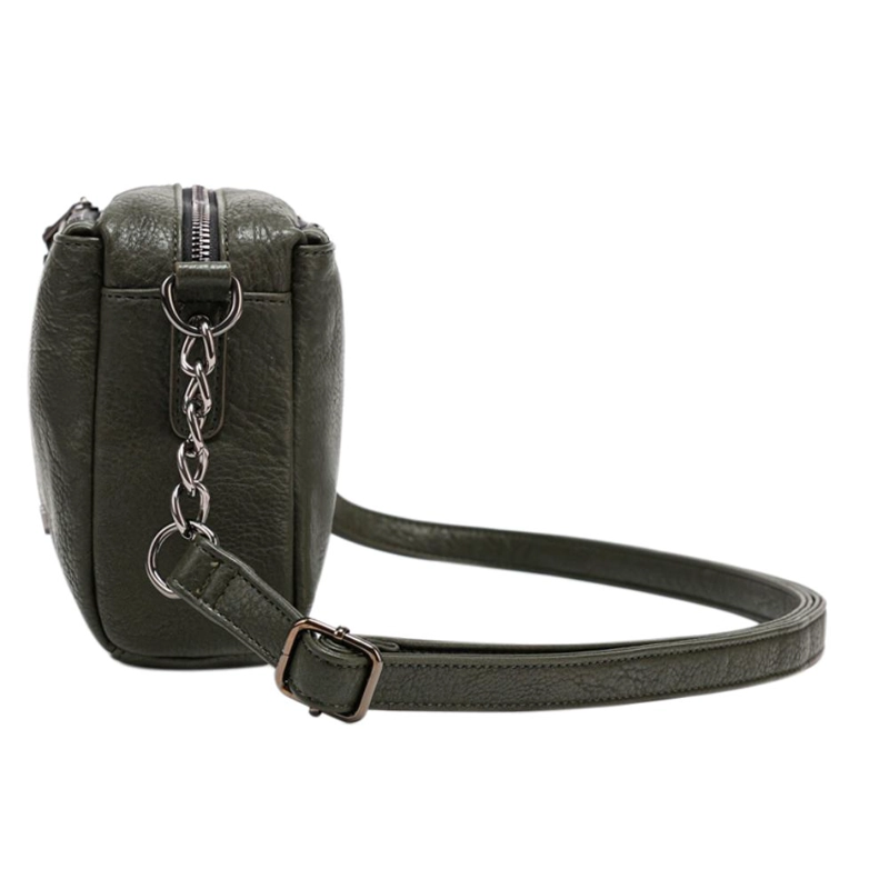 CARTERA MEDIANA ELEGANTE PIXIE VERDE MUSGO CALU - 5