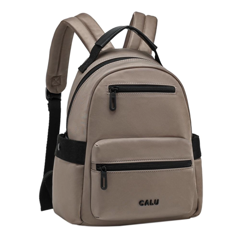 MOCHILA URBANA MUJER IGGY TAUPE CALU - 1