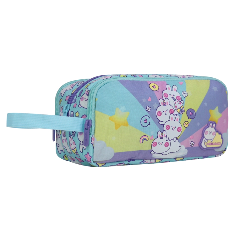 ESTUCHE INFANTIL MUJER ATOS CONEJOS MENTA HEAD - 1