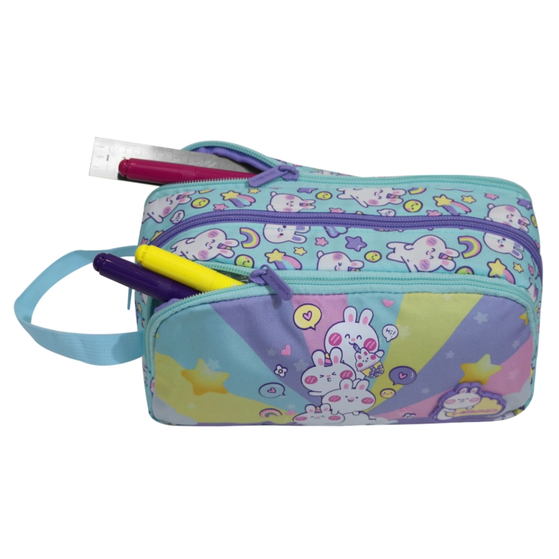 ESTUCHE INFANTIL MUJER ATOS CONEJOS MENTA HEAD - 3
