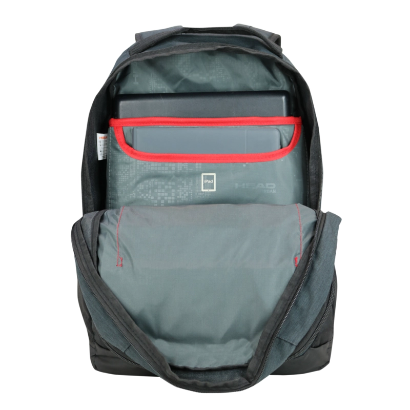 MOCHILA EJECUTIVA NOTEBOOK STOUT MELANGE GRIS OSCURO HEAD - 3