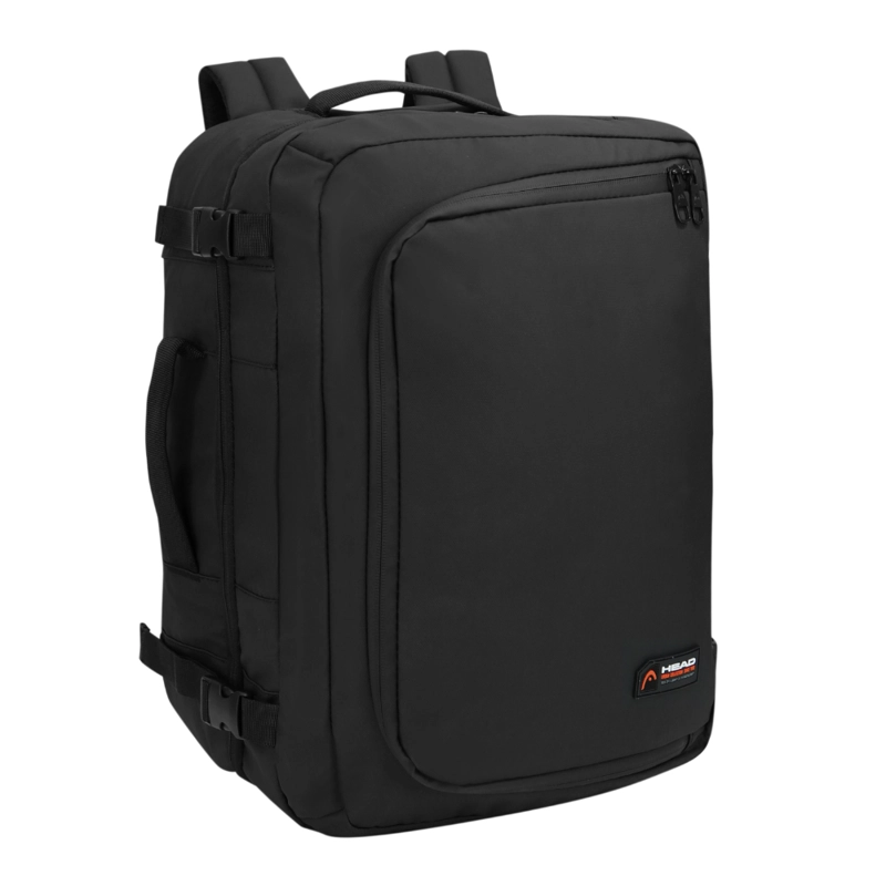MOCHILA DE VIAJE TRAVELER ENGOMADA NEW REVERSE NEGRO HEAD - 1