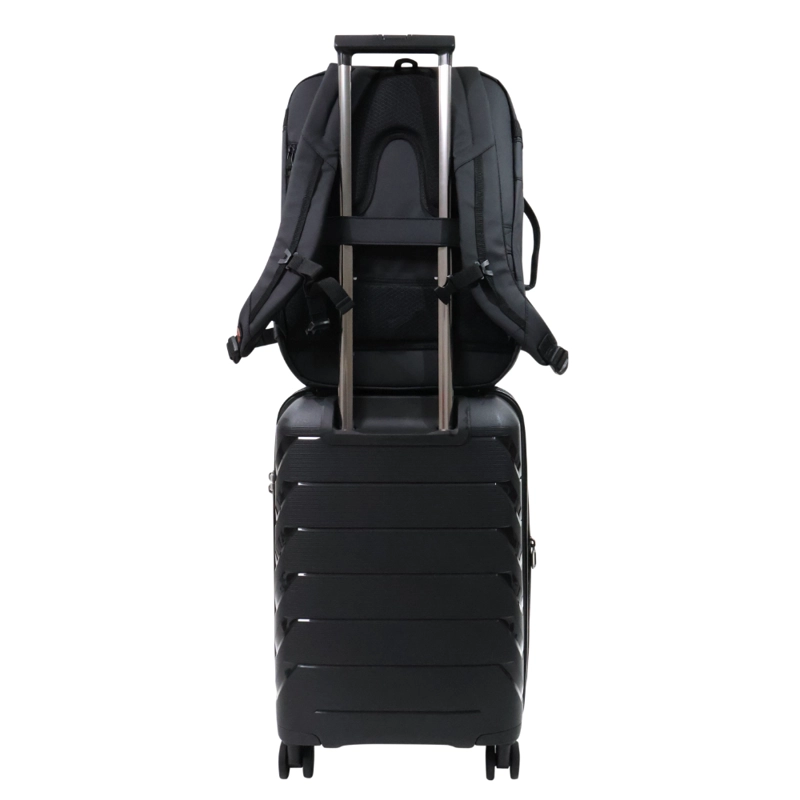 MOCHILA DE VIAJE TRAVELER ENGOMADA NEW REVERSE NEGRO HEAD - 6