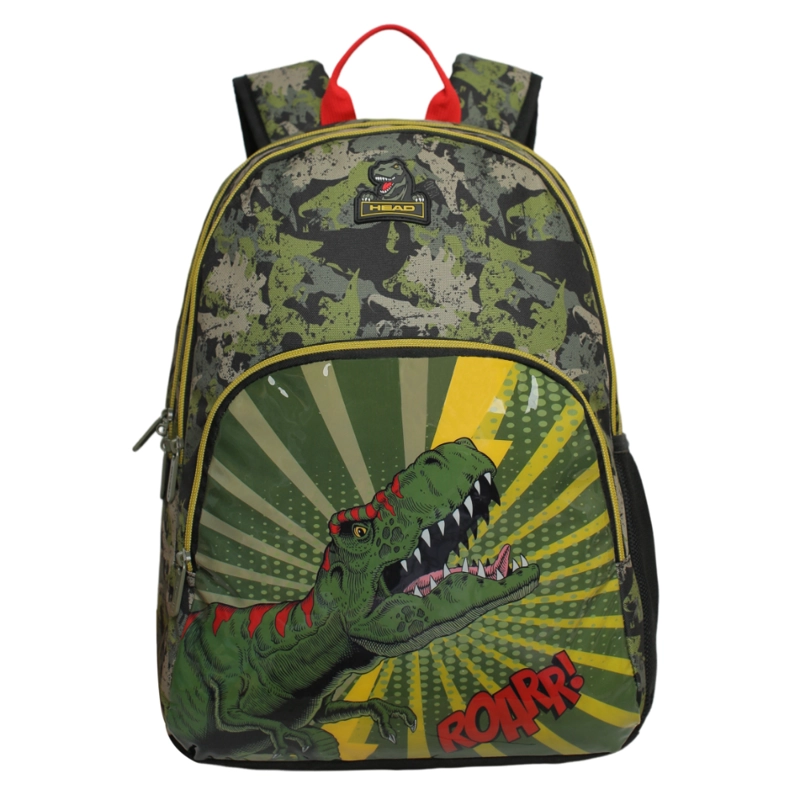 MOCHILA INFANTIL NIÑO BALLOON T-REX COMIC VERDE HEAD - 2