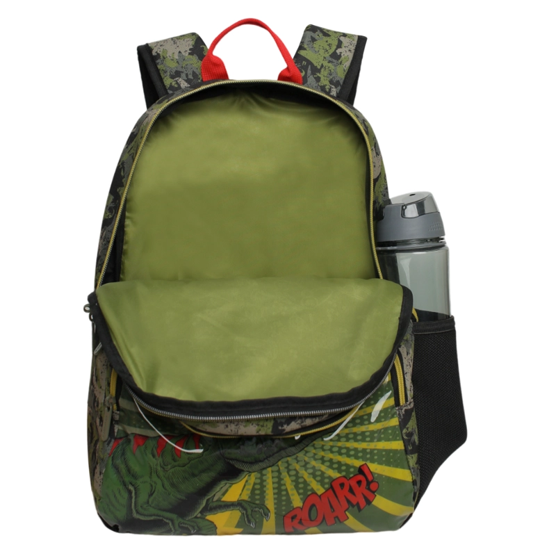 MOCHILA INFANTIL NIÑO BALLOON T-REX COMIC VERDE HEAD - 3
