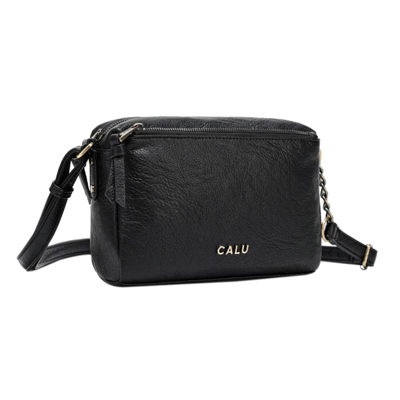 CARTERA MEDIANA ELEGANTE PIXIE NEGRO CALU - 1